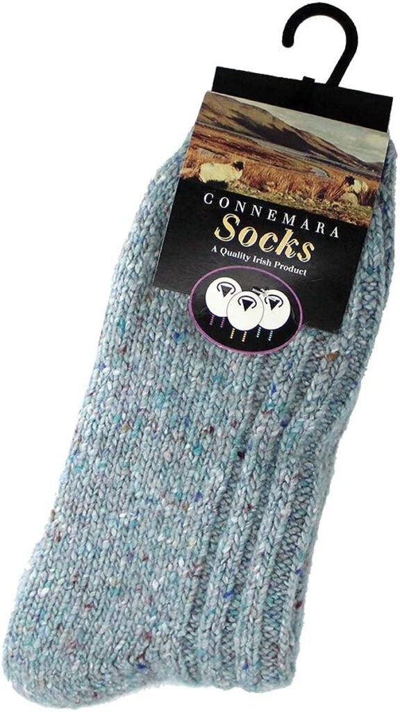Connemara Irish Wool Blend Socks, Wool Socks for Men and Women, Made in Ireland